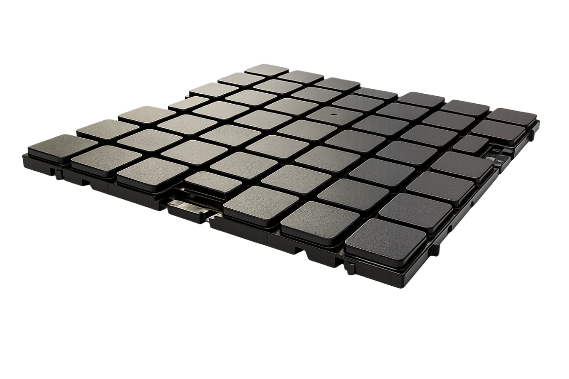 Stand-On modular floor tile